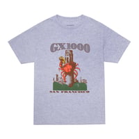 GX1000  CRAB TEE HEATHER GREY