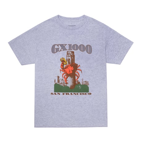 GX1000  CRAB TEE HEATHER GREY