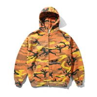 CASH ONLY STRIP ZIP-THRU HOOD FALL MULTI