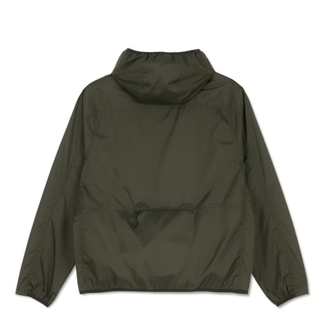 POLAR SKATE CO. PACKABLE ANORAK JACKET DIRTY BLACK