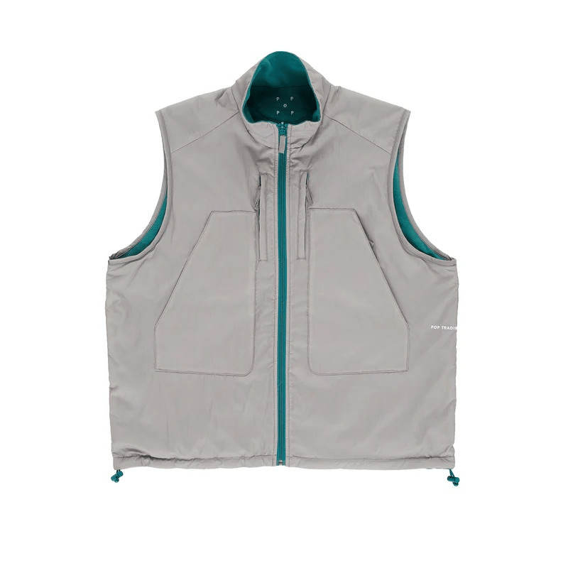 POP TRADING COMPANY REVERSIBLE SAFARI VEST WET