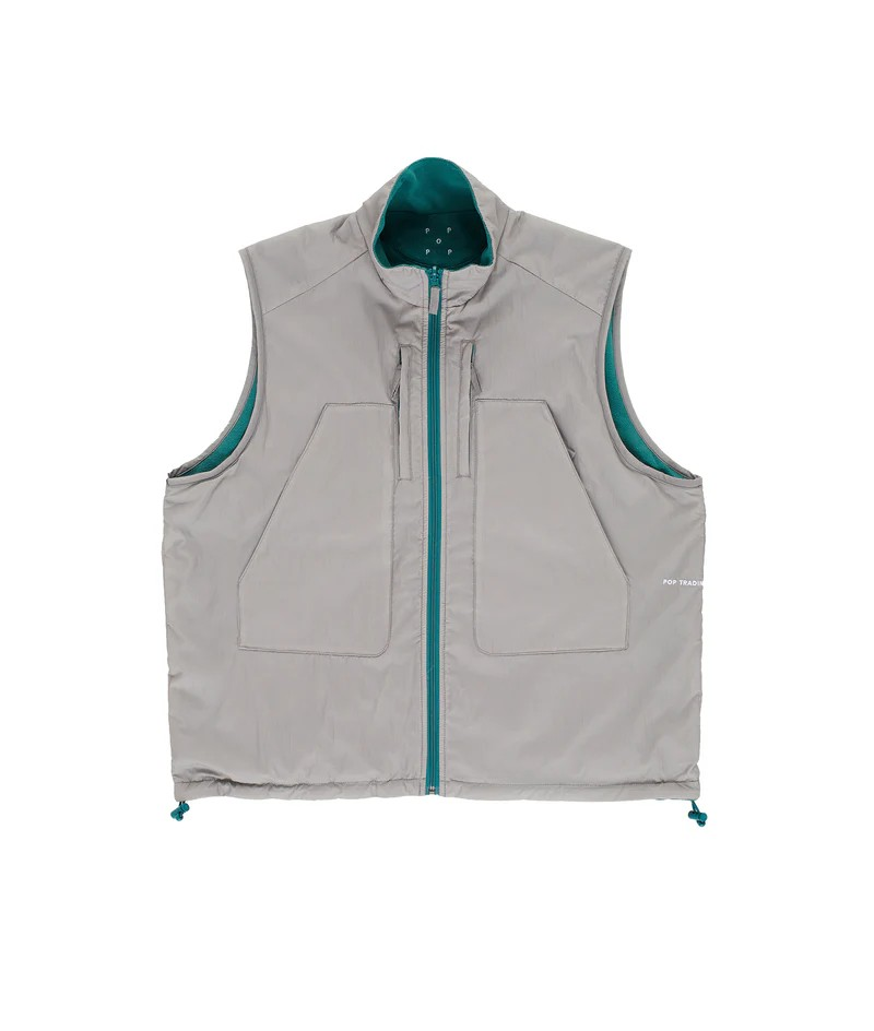 POP TRADING COMPANY REVERSIBLE SAFARI VEST WET