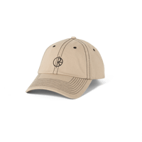 POLAR SKATE CO. SAI CAP CONTRAST WASHED TAUPE