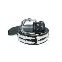 STINGWATER SKELETON BONES BELT BLACK