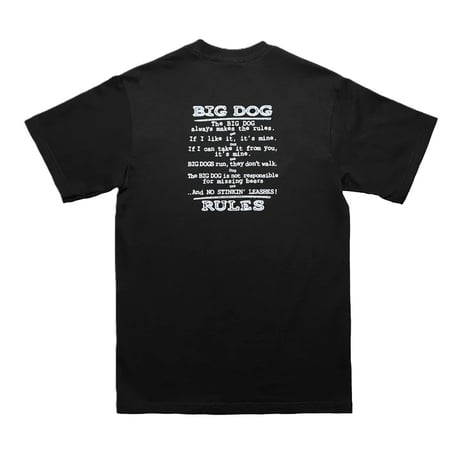 BLEACH BIG DAWGS TEE BLACK
