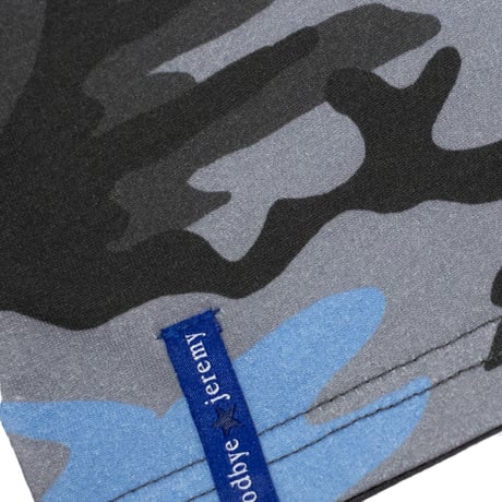 BYE JEREMY CAMO TEE BLUE