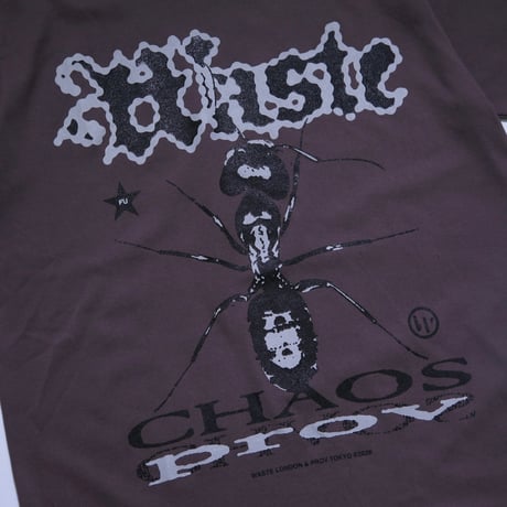 PROV X WASTE! ANT TEE CHARCOAL