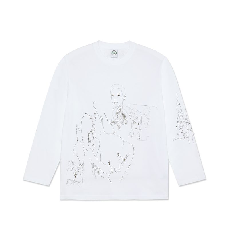 Polar Rave POLAR SKATE CO. RAVE STEVE LS TEE WHITE | PROV ...
