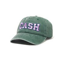 CASH ONLY CAMPUS 6 PANEL CAP WASHED FOREST