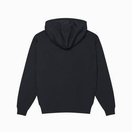 LAST RESORT AB ZIP HOODIE SCRIPT LOGO BLACK