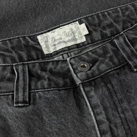 DIME CLASSIC RELAXED DENIM PANTS FADED BLACK