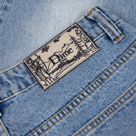 DIME CLASSIC RELAXED DENIM SANDBLASTED BLUE