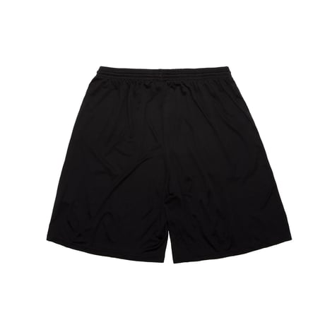 QUARTERSNACKS 70S LOGO GYM SHORTS BLACK