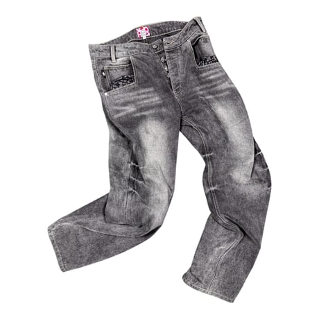 STAR TEAM 6POCKET STAR JEANS BLACK