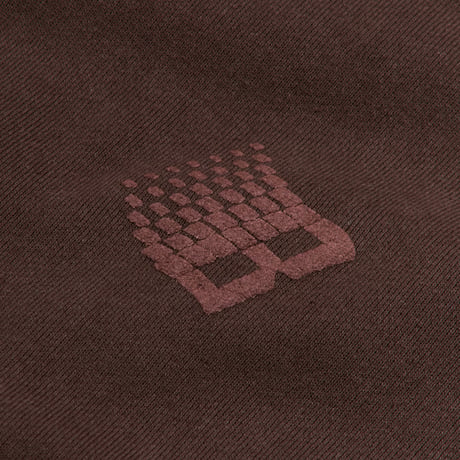 BRONZE 56K B LOGO PUFF PRINT HOODIE BROWN