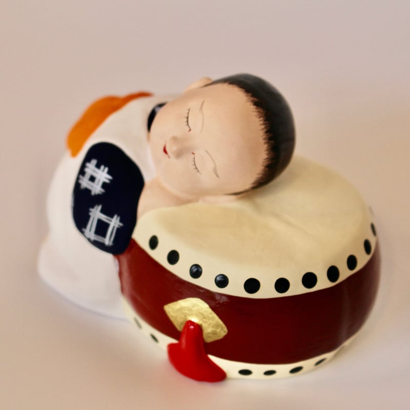 居眠り童太鼓 | 筑前津屋崎人形巧房ネットストア【公式】