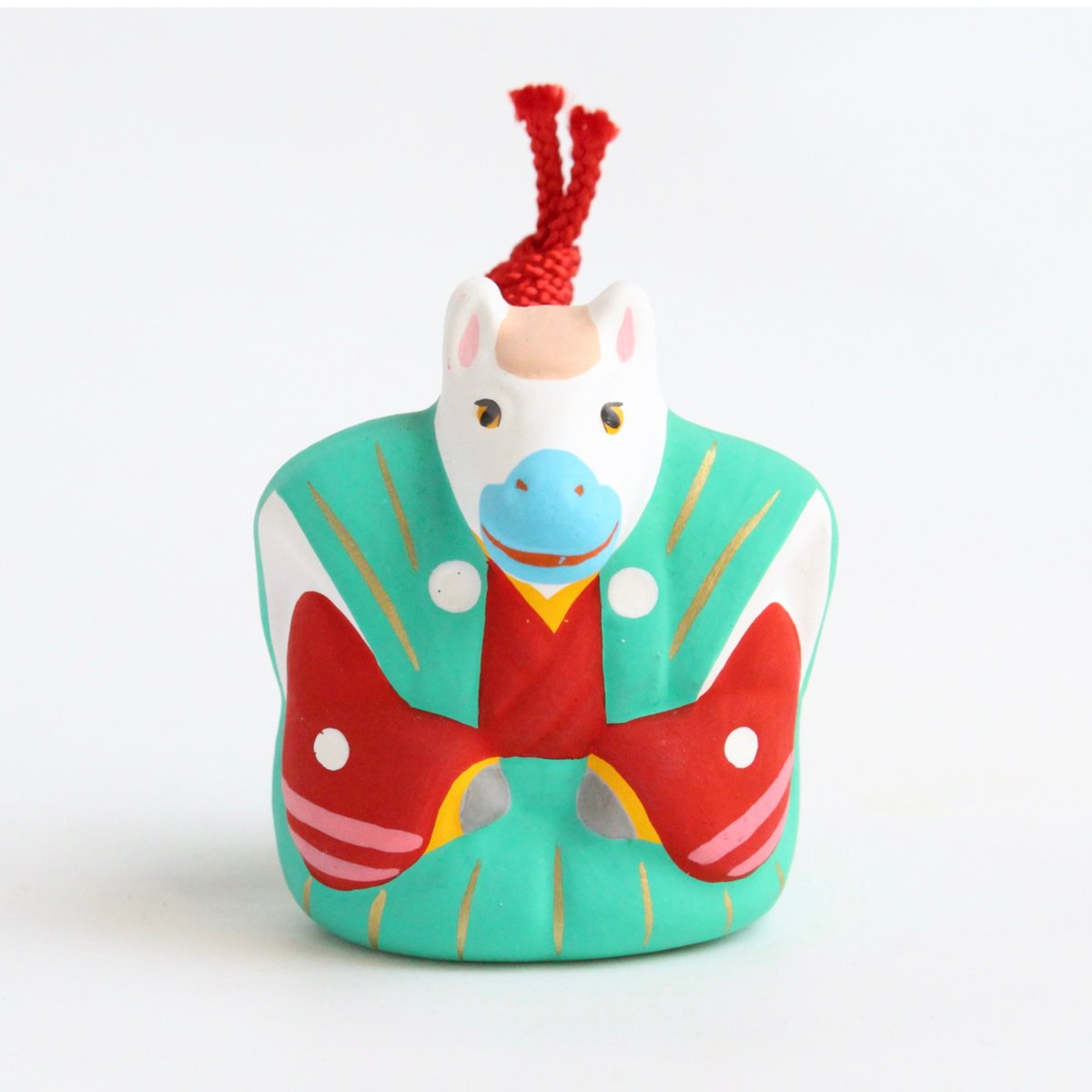 津屋崎土人形/魔除け猿面 裃（午） | 筑前津屋崎人形巧房