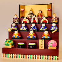 豆ひな五人揃い | 筑前津屋崎人形巧房ネットストア【公式】