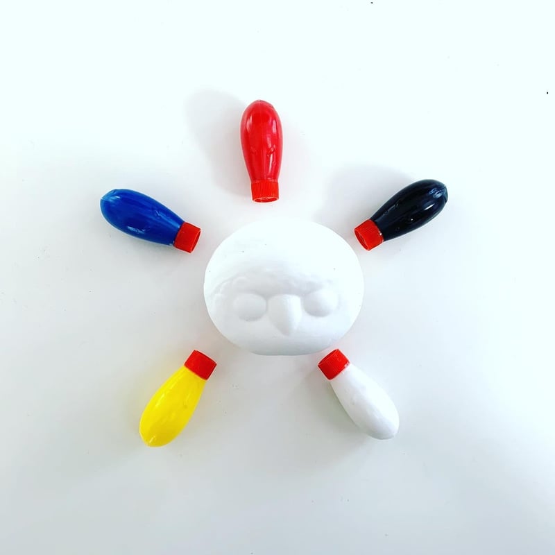 モマ笛（小） 絵付け体験セット | 筑前津屋崎人形巧房