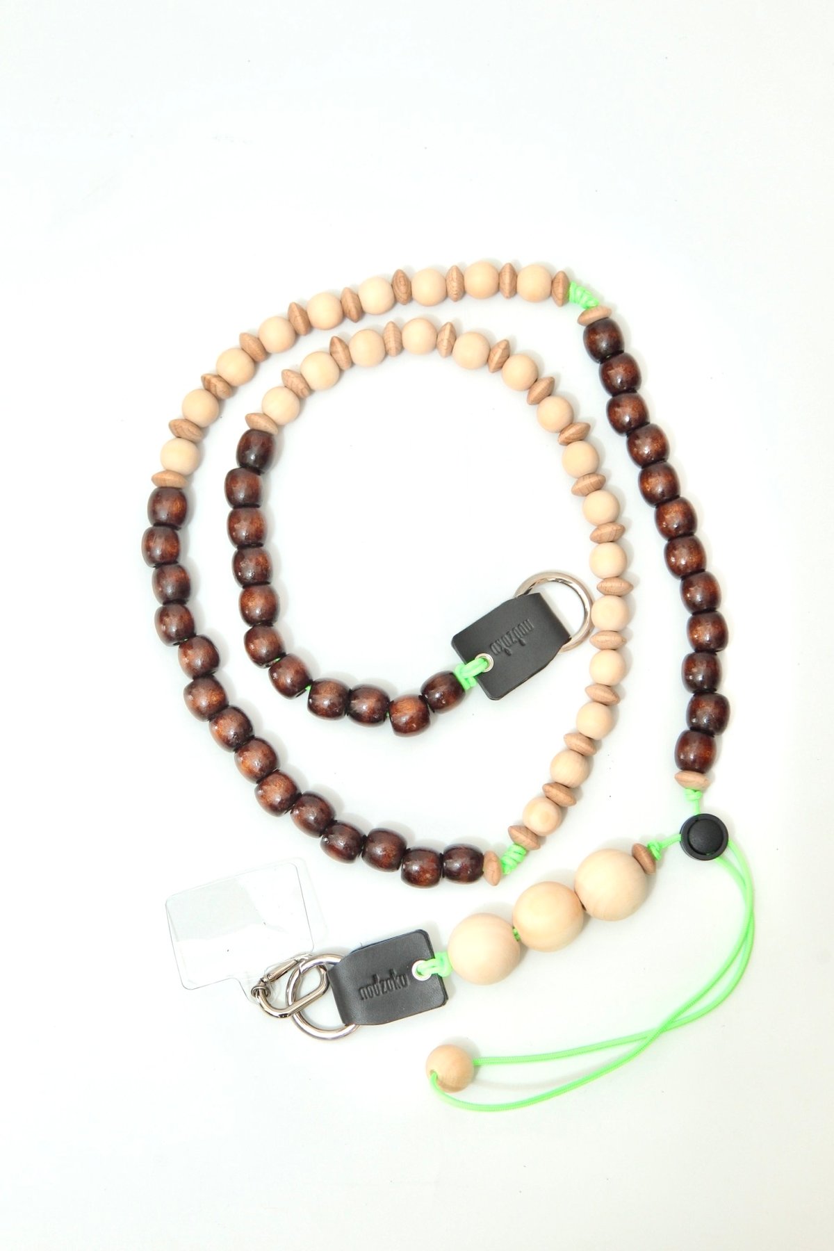 Chale.(BRN/LIM) | NODZOKU ONLINESTORE nodzoku wood strap CHALE.