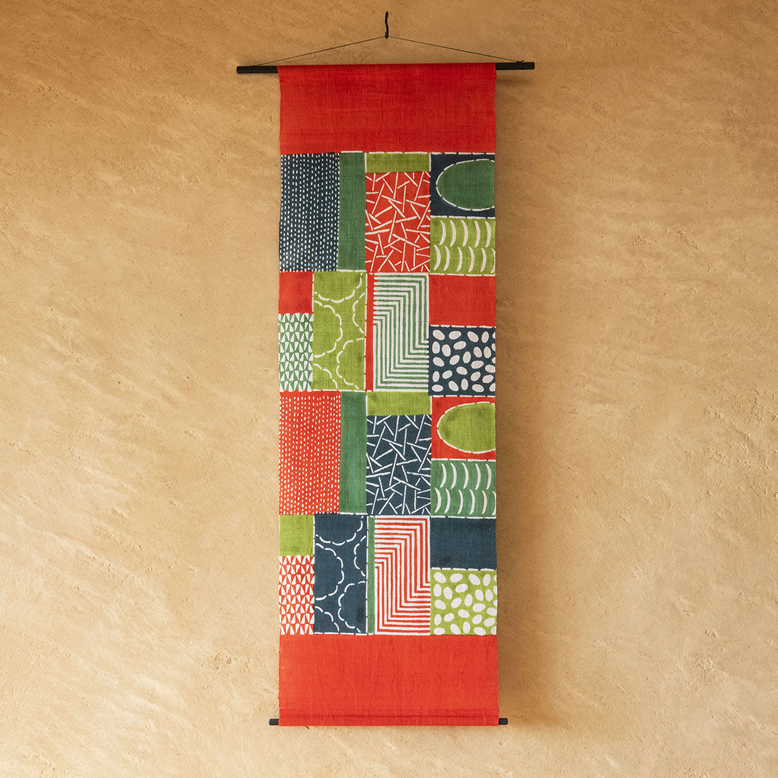 タペストリー 布麻 つる のれん 麻織物 縁起 【公式通販】