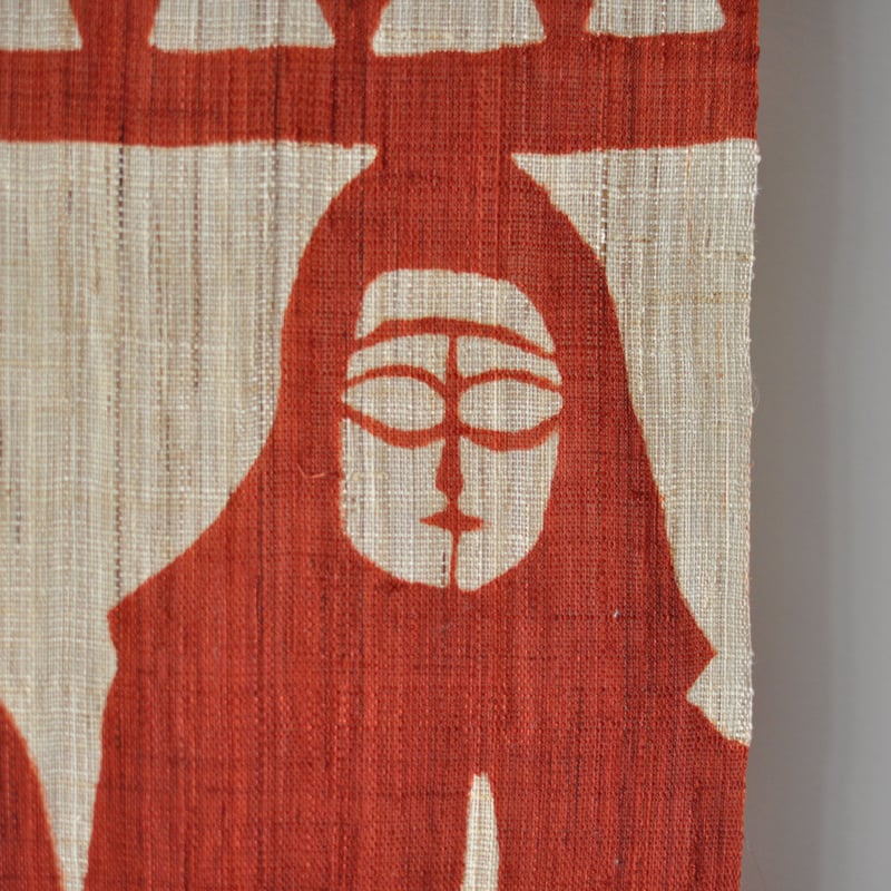 芹沢銈介タペストリー麻