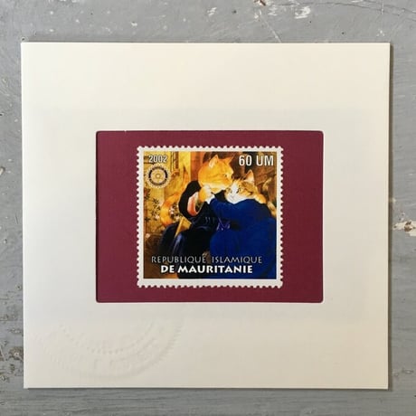 ちいさなartmuseum　Mauritania　stamp