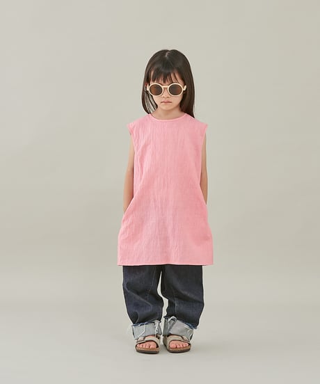 MOUN TEN. / LINEN BLEND NOSLEEVE TUNIC