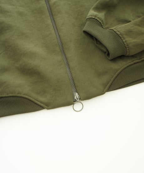 MOUN TEN. / BRIGHT TWILL ZIP BLOUSON
