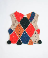 süß (suess) / Staind Glass Hand Knitted Vest