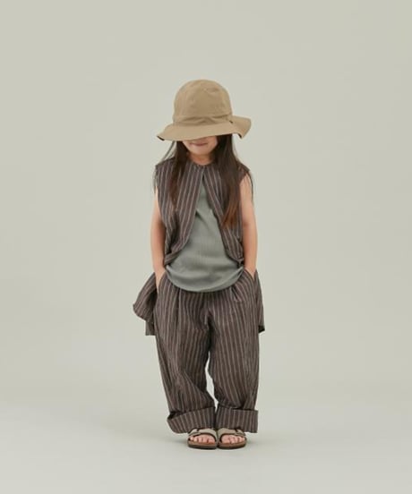 MOUN TEN. / LINEN BLEND NOSLEEVE TUNIC