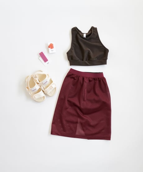 MOUN TEN. / MESH OVER SKIRT