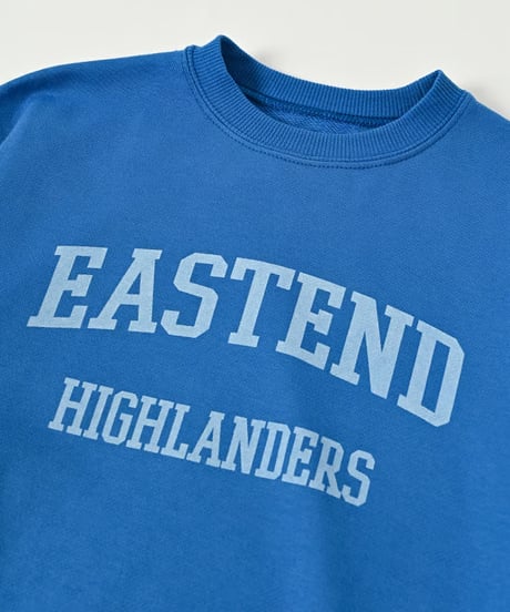 EAST END HIGHLANDERS / COLLEGE PRINT SWEATER