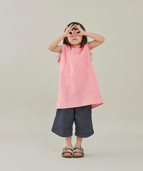 MOUN TEN. / LINEN BLEND NOSLEEVE TUNIC