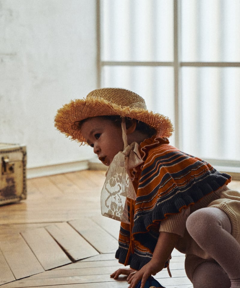 suess ジュース　麦わら帽子 süß (suess) / Straw Hat with Italian Lace | in