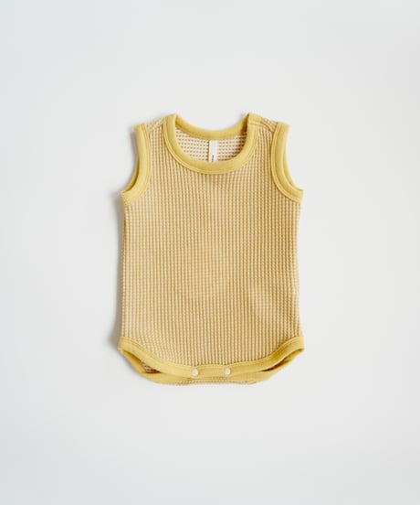 MOUN TEN. / BICOLOR WAFFLE TANKTOP (for baby)