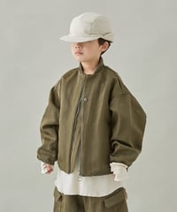MOUN TEN. / BRIGHT TWILL ZIP BLOUSON