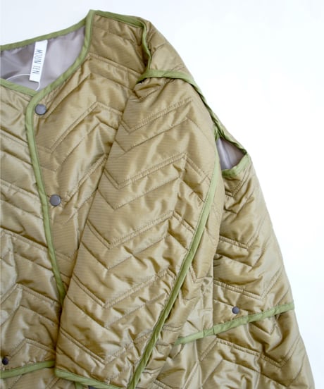 MOUN TEN. / ZIGZAG QUILT SAPALATE COAT