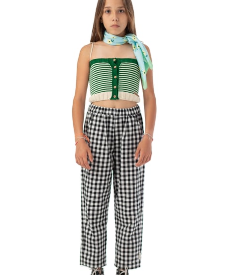 piupiuchick / knitted top w|straps