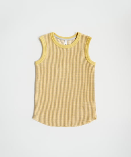 MOUN TEN. / BICOLOR WAFFLE TANKTOP