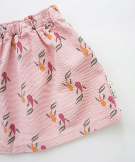 piupiuchick / Short skirt pink w|multicolor fishes