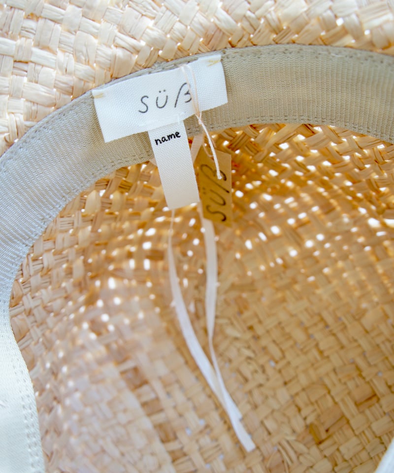 süß (suess) / Straw Hat with Italian Lace | in