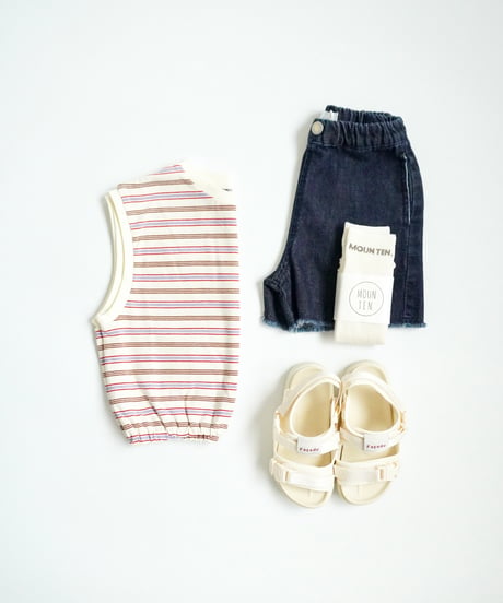 & pal / DENIM SHORT PANTS