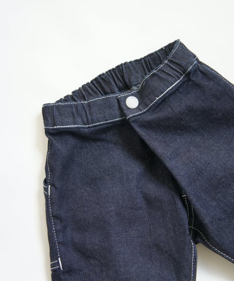 MOUN TEN. / FRONT TUCK ORGANIC JEANS (for baby)