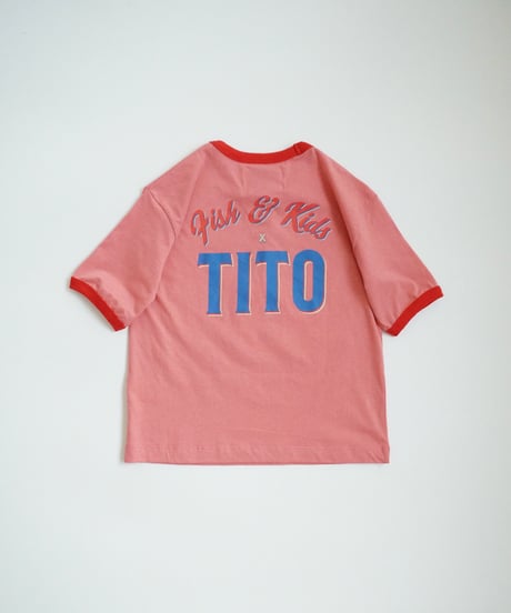 FISH & KIDS x TITO / CONTRAST COLOR T-SHIRT