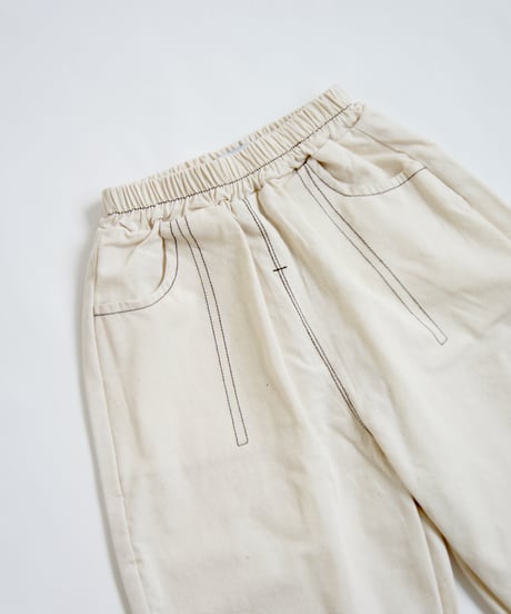 CORNER / STITCH CURVE PANTS