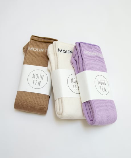 MOUN TEN. / LOGO TUBE HIGH SOCKS