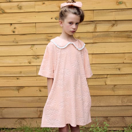 ワンピース FISH&KIDS PATCHWORK DRESS WITH COLLAR FISH & KIDS