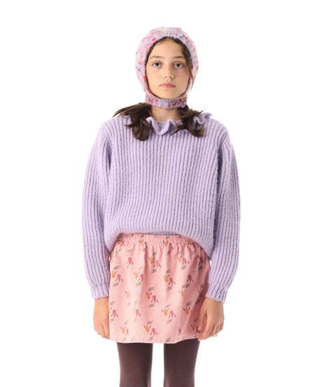 piupiuchick / Short skirt pink w|multicolor fishes