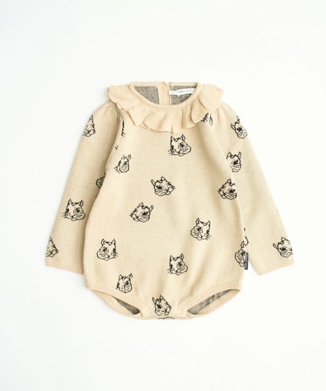 SPROET & SPROUT / Romper knitted Squirrel print